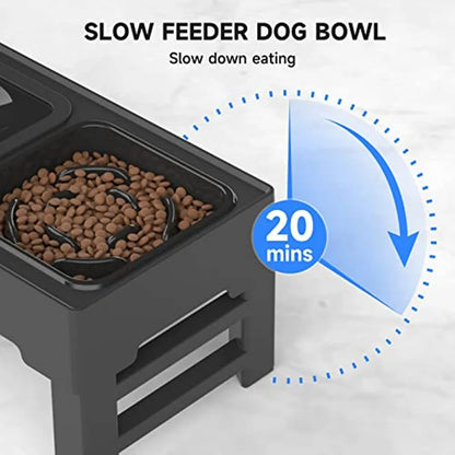 Elevated Mess-Free Dog Bowl